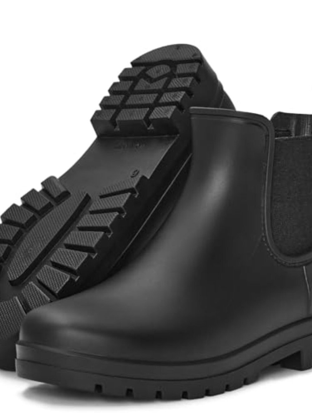 🆕 Short Rain Boots Women Orthopedic Wide Width Fashion Waterproof Chelsea Boots